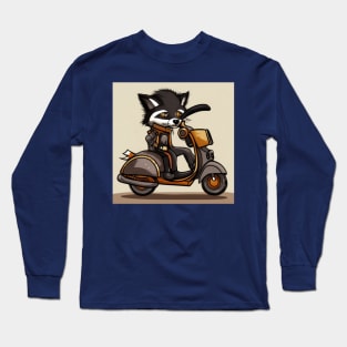 A steampunk fox fursona with boots Long Sleeve T-Shirt